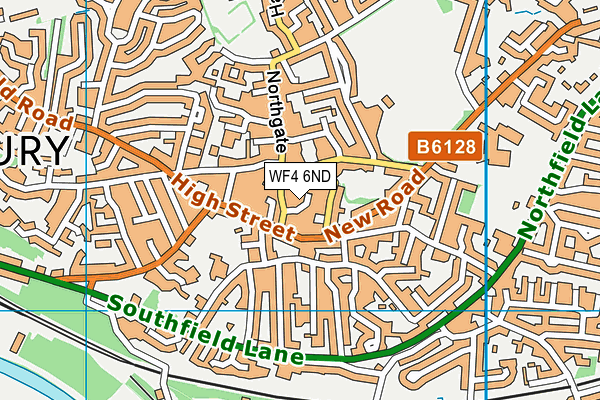 WF4 6ND map - OS VectorMap District (Ordnance Survey) WF4 6ND map - OS VectorMap District (Ordnance Survey)