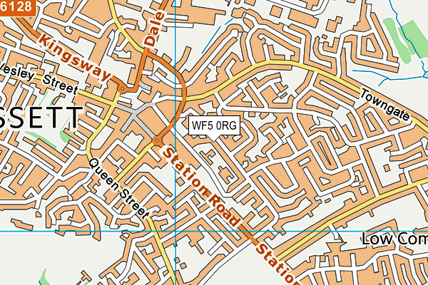 WF5 0RG map - OS VectorMap District (Ordnance Survey) WF5 0RG map - OS VectorMap District (Ordnance Survey)