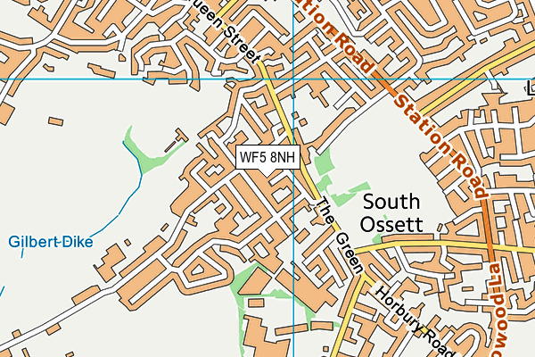 WF5 8NH map - OS VectorMap District (Ordnance Survey) WF5 8NH map - OS VectorMap District (Ordnance Survey)