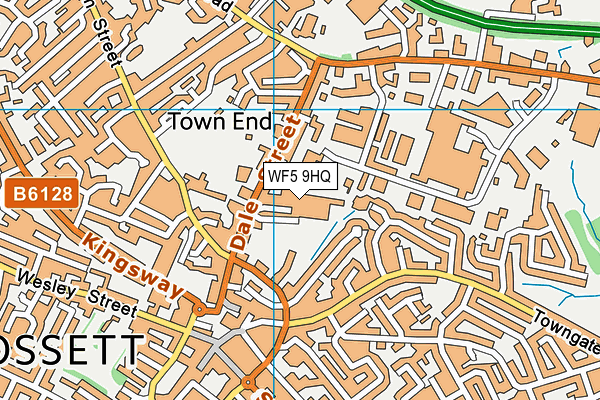 WF5 9HQ map - OS VectorMap District (Ordnance Survey) WF5 9HQ map - OS VectorMap District (Ordnance Survey)