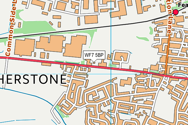 WF7 5BP map - OS VectorMap District (Ordnance Survey) WF7 5BP map - OS VectorMap District (Ordnance Survey)