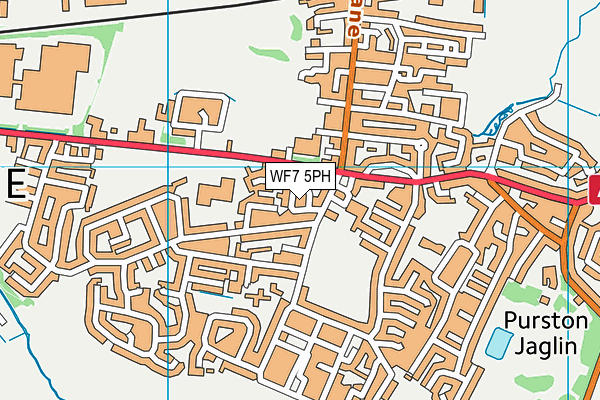 WF7 5PH map - OS VectorMap District (Ordnance Survey) WF7 5PH map - OS VectorMap District (Ordnance Survey)