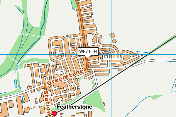 WF7 6LH map - OS VectorMap District (Ordnance Survey) WF7 6LH map - OS VectorMap District (Ordnance Survey)