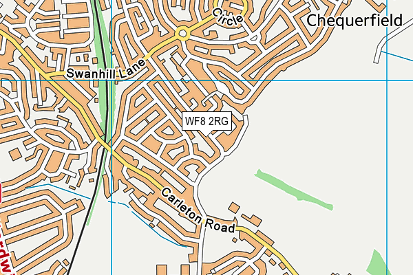 WF8 2RG map - OS VectorMap District (Ordnance Survey) WF8 2RG map - OS VectorMap District (Ordnance Survey)