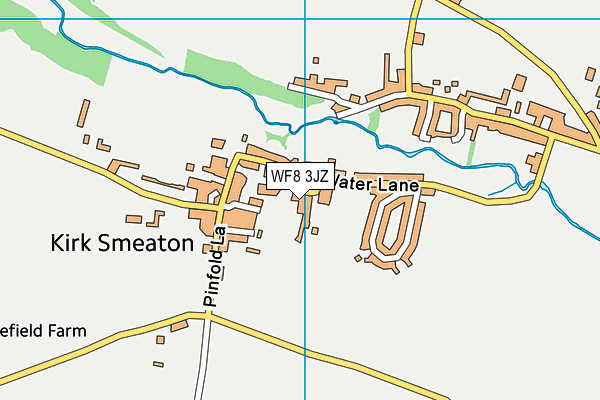 WF8 3JZ map - OS VectorMap District (Ordnance Survey) WF8 3JZ map - OS VectorMap District (Ordnance Survey)