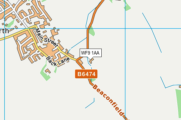 WF9 1AA map - OS VectorMap District (Ordnance Survey) WF9 1AA map - OS VectorMap District (Ordnance Survey)
