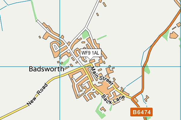 WF9 1AL map - OS VectorMap District (Ordnance Survey) WF9 1AL map - OS VectorMap District (Ordnance Survey)