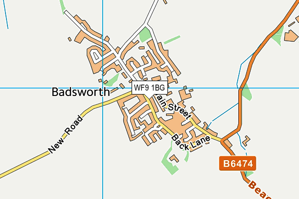 WF9 1BG map - OS VectorMap District (Ordnance Survey) WF9 1BG map - OS VectorMap District (Ordnance Survey)