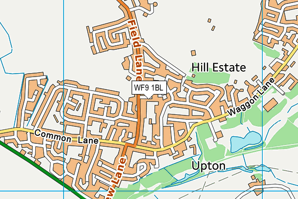 WF9 1BL map - OS VectorMap District (Ordnance Survey) WF9 1BL map - OS VectorMap District (Ordnance Survey)