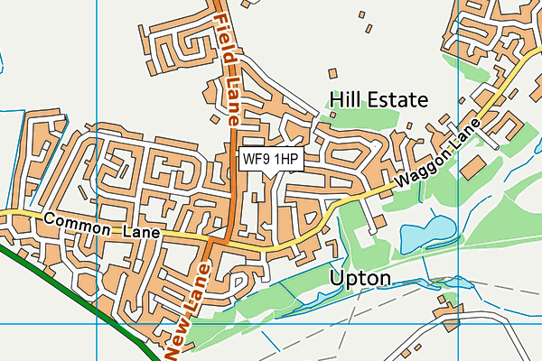 WF9 1HP map - OS VectorMap District (Ordnance Survey) WF9 1HP map - OS VectorMap District (Ordnance Survey)