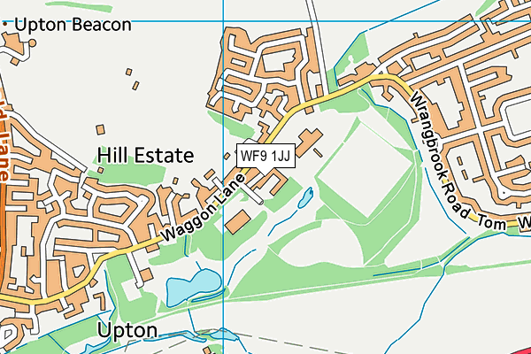 WF9 1JJ map - OS VectorMap District (Ordnance Survey) WF9 1JJ map - OS VectorMap District (Ordnance Survey)