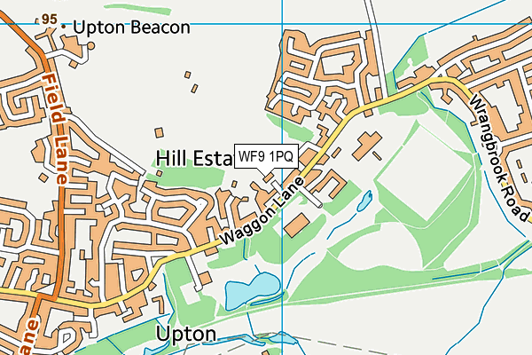 WF9 1PQ map - OS VectorMap District (Ordnance Survey) WF9 1PQ map - OS VectorMap District (Ordnance Survey)