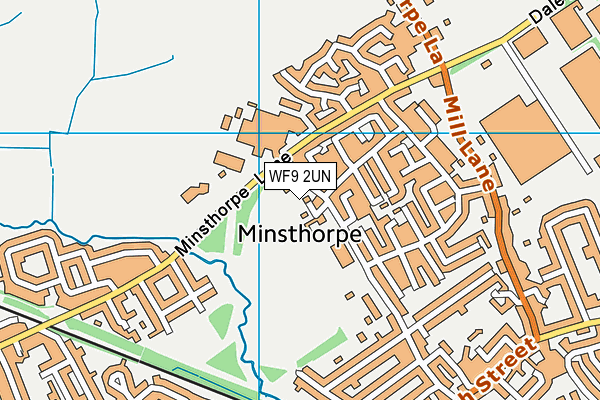 WF9 2UN map - OS VectorMap District (Ordnance Survey) WF9 2UN map - OS VectorMap District (Ordnance Survey)