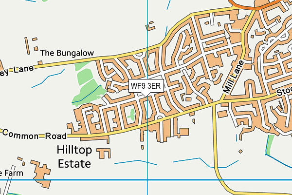 WF9 3ER map - OS VectorMap District (Ordnance Survey) WF9 3ER map - OS VectorMap District (Ordnance Survey)