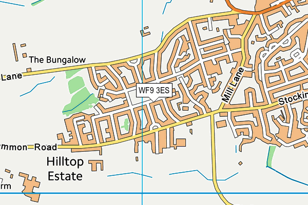 WF9 3ES map - OS VectorMap District (Ordnance Survey) WF9 3ES map - OS VectorMap District (Ordnance Survey)