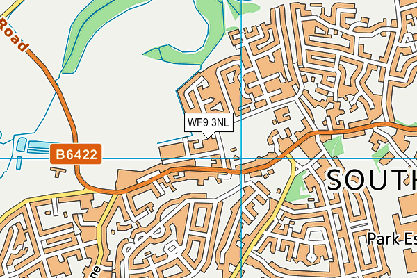 WF9 3NL map - OS VectorMap District (Ordnance Survey) WF9 3NL map - OS VectorMap District (Ordnance Survey)