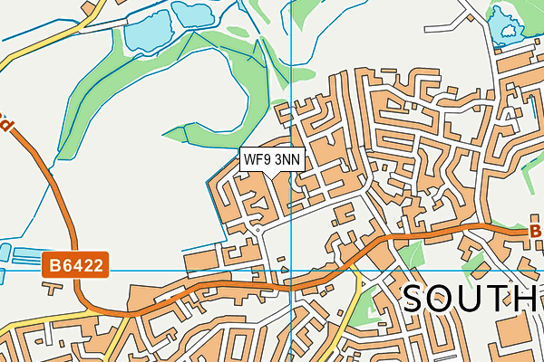 WF9 3NN map - OS VectorMap District (Ordnance Survey) WF9 3NN map - OS VectorMap District (Ordnance Survey)