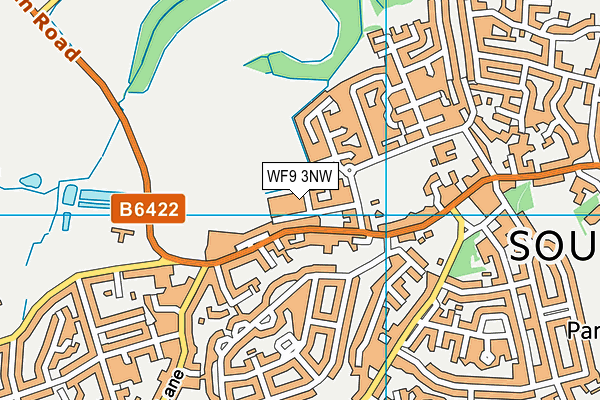 WF9 3NW map - OS VectorMap District (Ordnance Survey) WF9 3NW map - OS VectorMap District (Ordnance Survey)