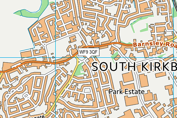 WF9 3QF map - OS VectorMap District (Ordnance Survey) WF9 3QF map - OS VectorMap District (Ordnance Survey)