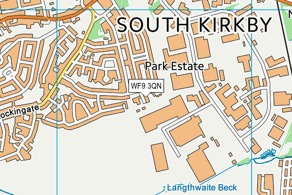 WF9 3QN map - OS VectorMap District (Ordnance Survey) WF9 3QN map - OS VectorMap District (Ordnance Survey)