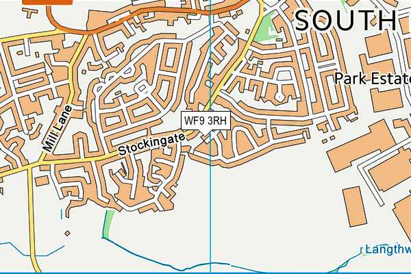 WF9 3RH map - OS VectorMap District (Ordnance Survey) WF9 3RH map - OS VectorMap District (Ordnance Survey)