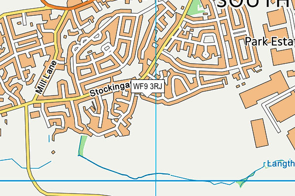 WF9 3RJ map - OS VectorMap District (Ordnance Survey) WF9 3RJ map - OS VectorMap District (Ordnance Survey)