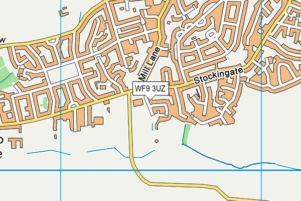 WF9 3UZ map - OS VectorMap District (Ordnance Survey) WF9 3UZ map - OS VectorMap District (Ordnance Survey)