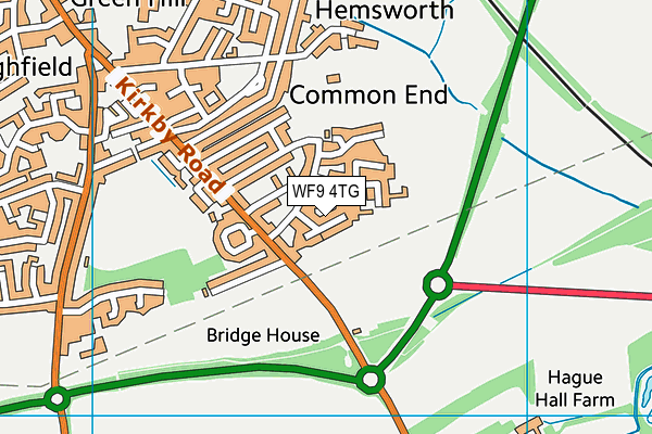 WF9 4TG map - OS VectorMap District (Ordnance Survey) WF9 4TG map - OS VectorMap District (Ordnance Survey)