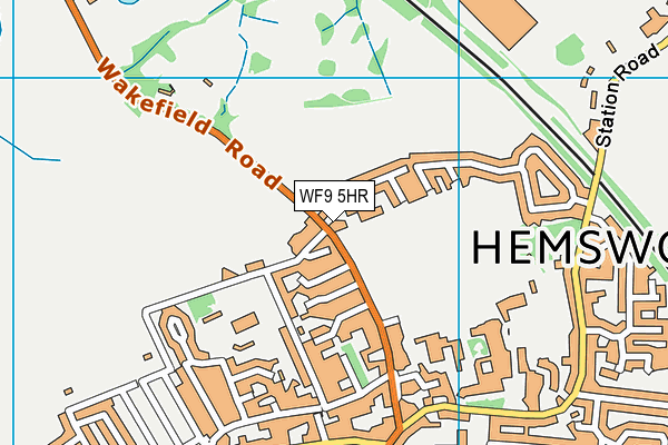 WF9 5HR map - OS VectorMap District (Ordnance Survey) WF9 5HR map - OS VectorMap District (Ordnance Survey)