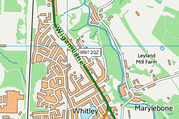 WN1 2QZ map - OS VectorMap District (Ordnance Survey) WN1 2QZ map - OS VectorMap District (Ordnance Survey)