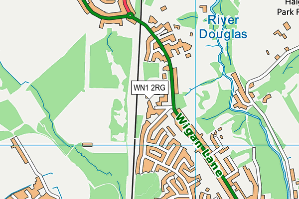 WN1 2RG map - OS VectorMap District (Ordnance Survey) WN1 2RG map - OS VectorMap District (Ordnance Survey)