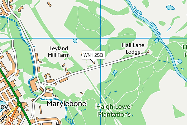 WN1 2SQ map - OS VectorMap District (Ordnance Survey) WN1 2SQ map - OS VectorMap District (Ordnance Survey)