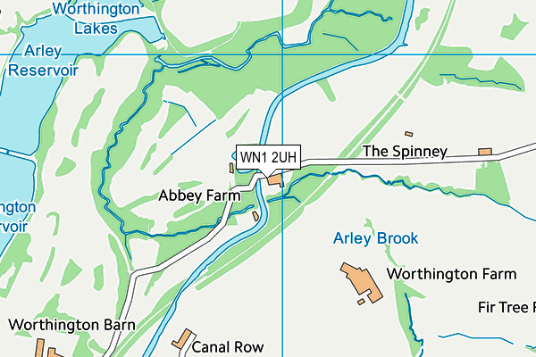 WN1 2UH map - OS VectorMap District (Ordnance Survey)