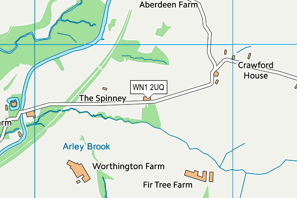 WN1 2UQ map - OS VectorMap District (Ordnance Survey) WN1 2UQ map - OS VectorMap District (Ordnance Survey)
