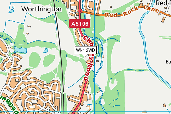 WN1 2WD map - OS VectorMap District (Ordnance Survey) WN1 2WD map - OS VectorMap District (Ordnance Survey)