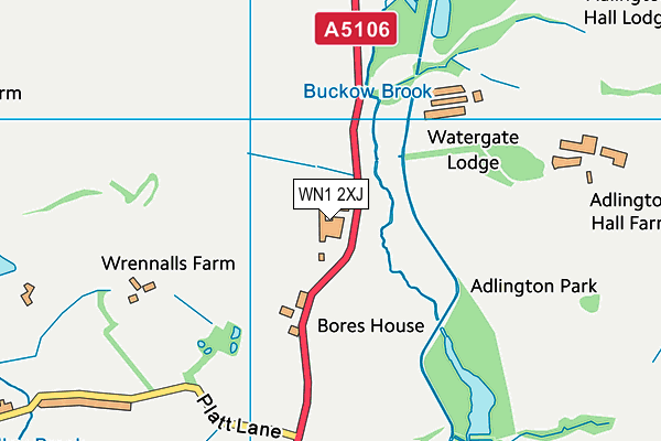 WN1 2XJ map - OS VectorMap District (Ordnance Survey) WN1 2XJ map - OS VectorMap District (Ordnance Survey)