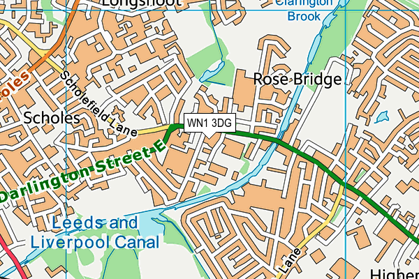 WN1 3DG map - OS VectorMap District (Ordnance Survey) WN1 3DG map - OS VectorMap District (Ordnance Survey)