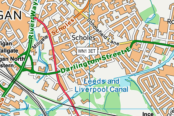 WN1 3ET map - OS VectorMap District (Ordnance Survey) WN1 3ET map - OS VectorMap District (Ordnance Survey)