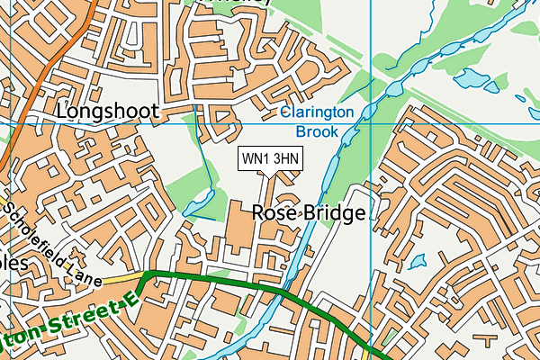 WN1 3HN map - OS VectorMap District (Ordnance Survey) WN1 3HN map - OS VectorMap District (Ordnance Survey)