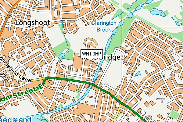 WN1 3HP map - OS VectorMap District (Ordnance Survey) WN1 3HP map - OS VectorMap District (Ordnance Survey)