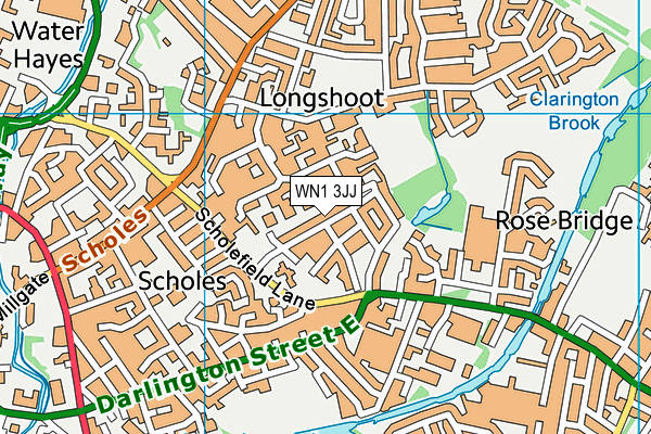 WN1 3JJ map - OS VectorMap District (Ordnance Survey)