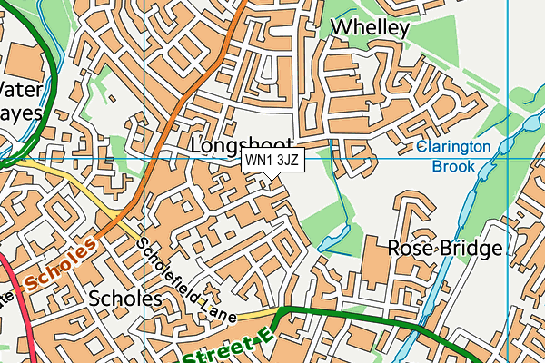 WN1 3JZ map - OS VectorMap District (Ordnance Survey) WN1 3JZ map - OS VectorMap District (Ordnance Survey)