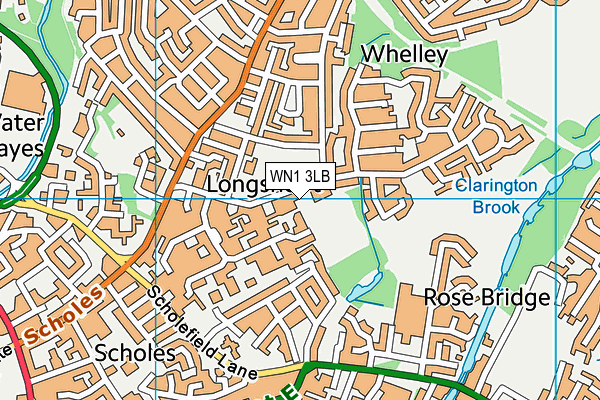 WN1 3LB map - OS VectorMap District (Ordnance Survey) WN1 3LB map - OS VectorMap District (Ordnance Survey)