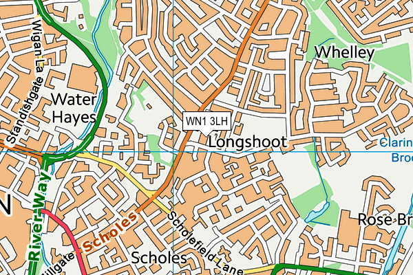 WN1 3LH map - OS VectorMap District (Ordnance Survey) WN1 3LH map - OS VectorMap District (Ordnance Survey)