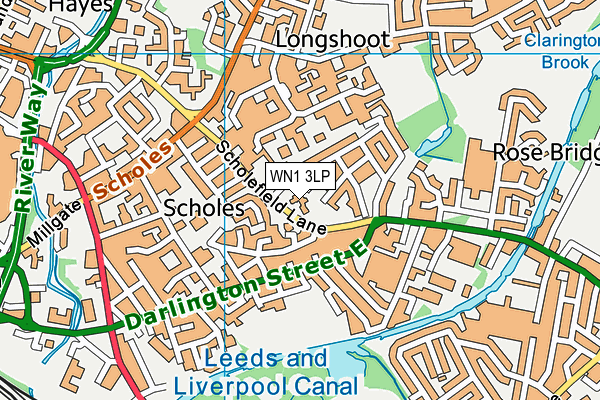 WN1 3LP map - OS VectorMap District (Ordnance Survey) WN1 3LP map - OS VectorMap District (Ordnance Survey)