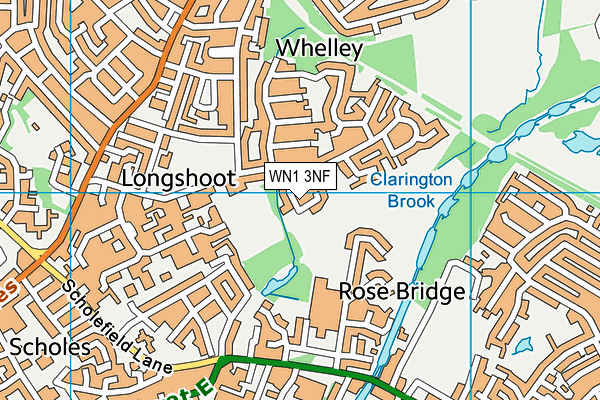 WN1 3NF map - OS VectorMap District (Ordnance Survey)