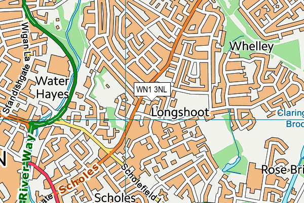 WN1 3NL map - OS VectorMap District (Ordnance Survey)