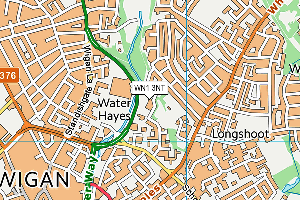 WN1 3NT map - OS VectorMap District (Ordnance Survey) WN1 3NT map - OS VectorMap District (Ordnance Survey)