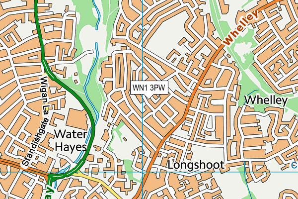 WN1 3PW map - OS VectorMap District (Ordnance Survey) WN1 3PW map - OS VectorMap District (Ordnance Survey)