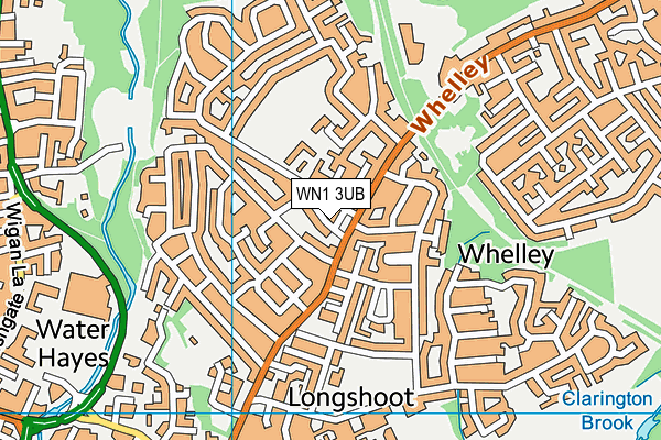 WN1 3UB map - OS VectorMap District (Ordnance Survey) WN1 3UB map - OS VectorMap District (Ordnance Survey)